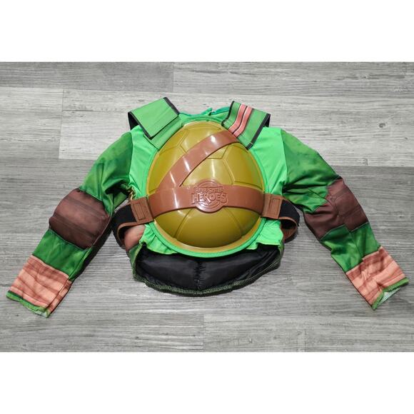 Teenage Mutant Ninja Turtles Michelangelo Padded Top Halloween Costume & Shell - Picture 4 of 12